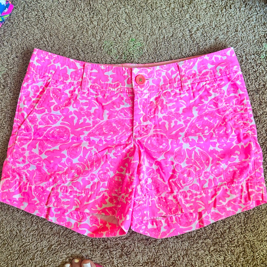 Euc Size 2 Mini Party Favors Lilly Pulitzer Callahan Shorts